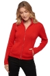 Cashmere ladies chunky sweater elodie rouge 3xl