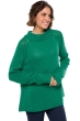 Cashmere ladies chunky sweater louisa evergreen 4xl