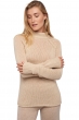 Cashmere ladies chunky sweater louisa natural beige 2xl