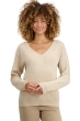 Cashmere ladies chunky sweater thailand natural beige 2xl