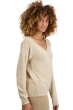 Cashmere ladies chunky sweater thailand natural beige m