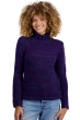 Cashmere ladies chunky sweater toxane deep purple dress blue canard blue xl