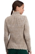 Cashmere ladies chunky sweater toxane natural brown natural ecru ciel 2xl