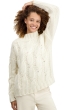 Cashmere ladies chunky sweater twiggy natural ecru 2xl