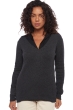 Cashmere ladies chunky sweater vanessa charcoal marl 2xl