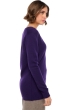 Cashmere ladies chunky sweater vanessa deep purple xs