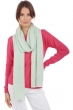 Cashmere ladies scarves mufflers byblos celadon 220 x 38 cm