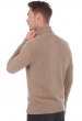 Cashmere men chunky sweater achille natural brown l