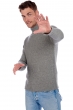 Cashmere men chunky sweater artemi grey marl xs