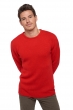 Cashmere men chunky sweater bilal rouge 3xl