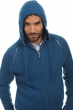 Cashmere men chunky sweater brandon canard blue matt charcoal 2xl