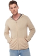 Cashmere men chunky sweater carson dove chine natural beige xs