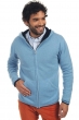 Cashmere men chunky sweater carson dress blue azur blue chine xs