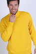Cashmere men chunky sweater edgar 4f cyber yellow 2xl