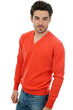 Cashmere men chunky sweater hippolyte 4f coral 3xl