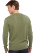 Cashmere men chunky sweater hippolyte 4f olive chine 2xl