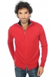 Cashmere men chunky sweater maxime blood red dress blue l