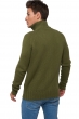 Cashmere men chunky sweater olivier ivy green dress blue s