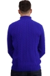 Cashmere men chunky sweater taurus bleu regata 4xl
