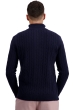Cashmere men chunky sweater taurus dress blue 3xl