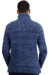Cashmere men chunky sweater togo indigo manor blue azur blue chine 2xl