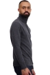 Cashmere men chunky sweater torino first charcoal marl l