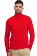 Cashmere men chunky sweater torino first tomato 2xl