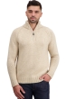 Cashmere men chunky sweater tripoli natural winter dawn natural beige 4xl