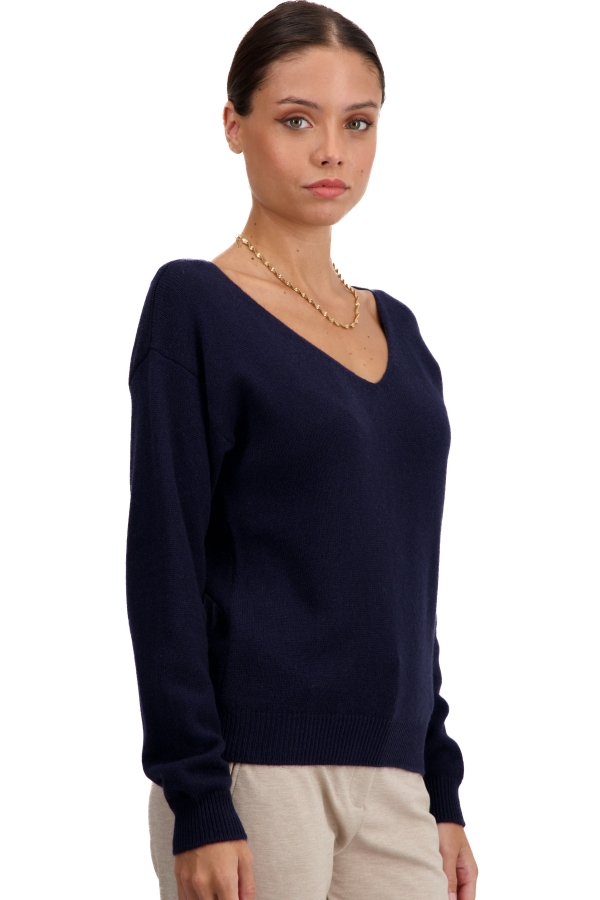 Cashmere ladies chunky sweater thailand dress blue 2xl