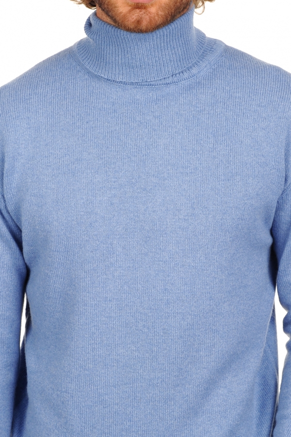 Cashmere men chunky sweater edgar 4f blue chine 4xl