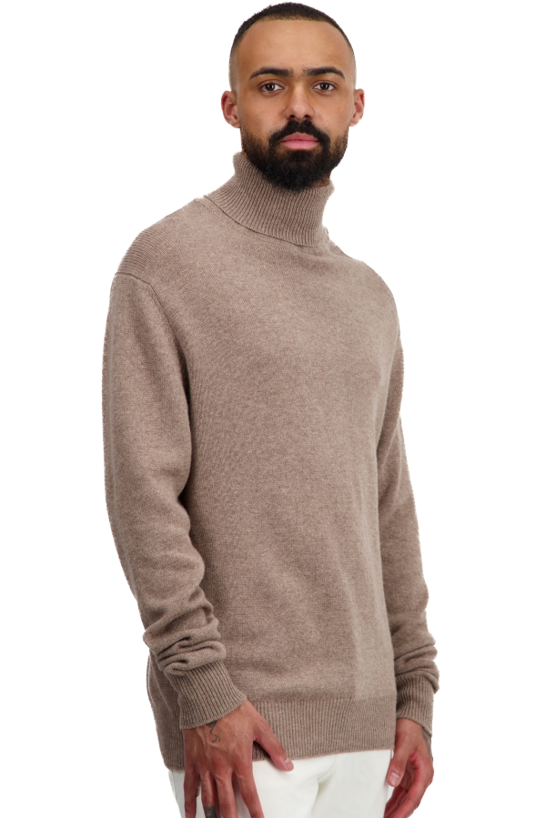 Cashmere men chunky sweater edgar 4f natural terra 2xl