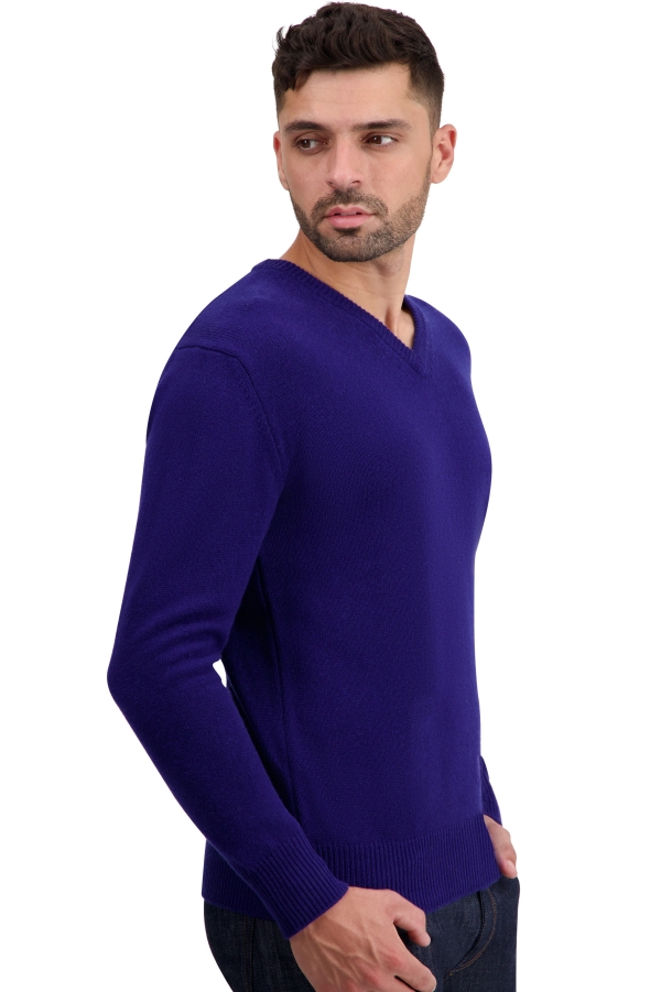 Cashmere men chunky sweater tour first french navy l