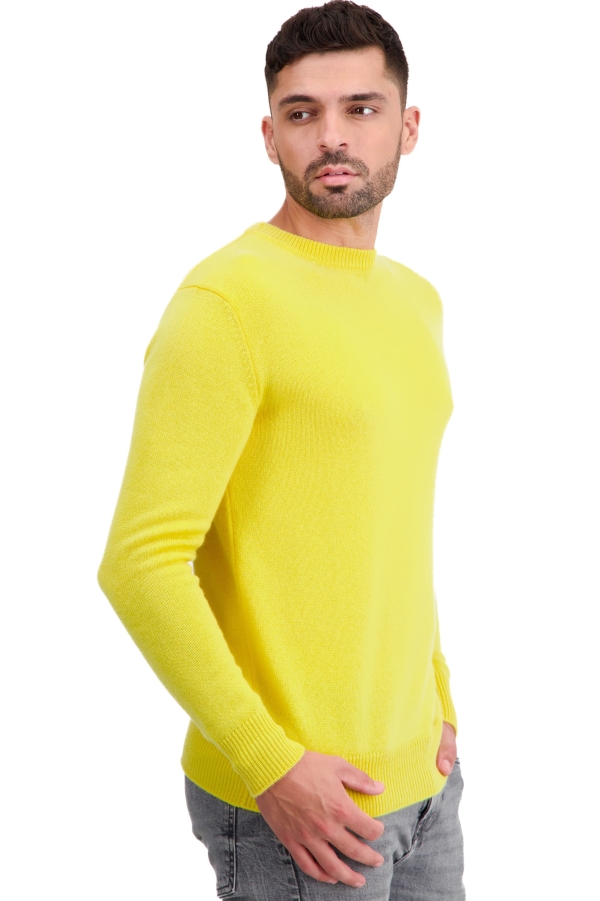Cashmere men chunky sweater touraine first daffodil xl