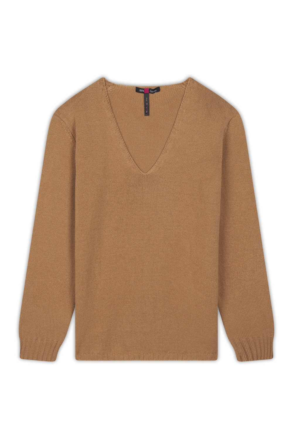 Cashmere ladies chunky sweater vanessa camel l