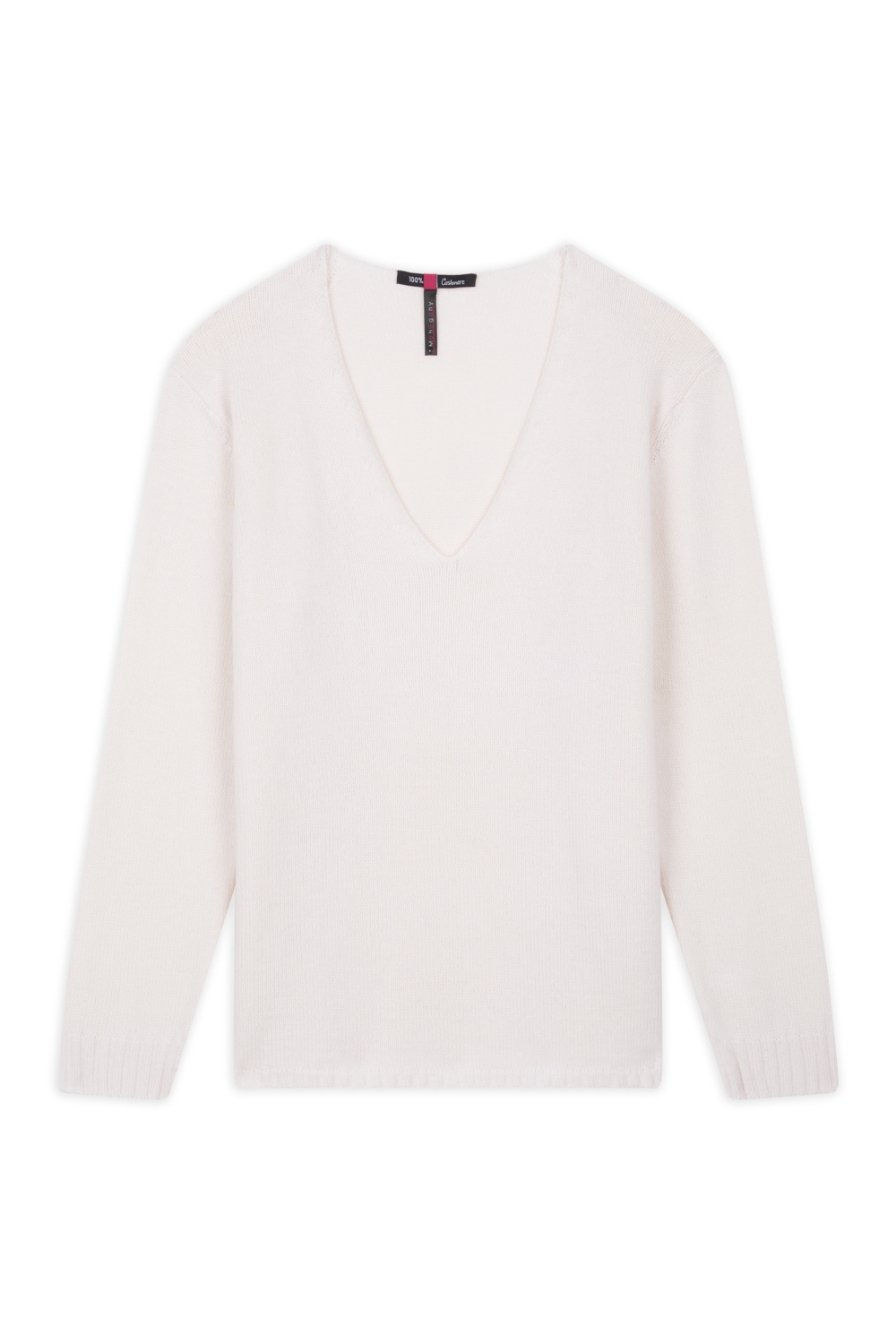 Cashmere ladies chunky sweater vanessa off white 4xl