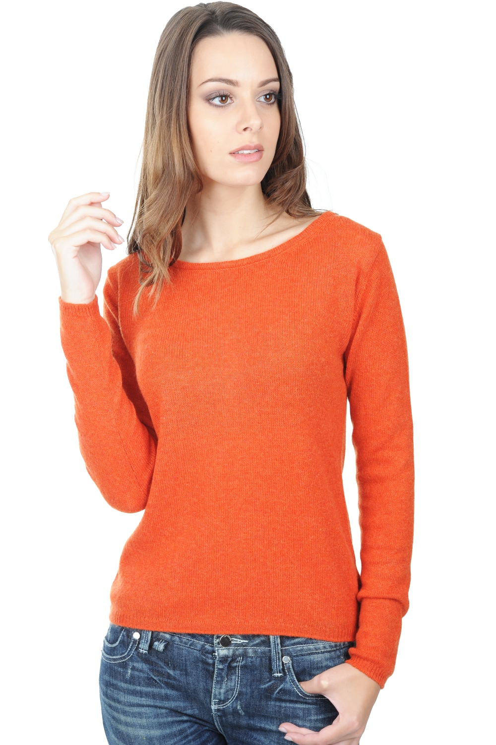 Cashmere ladies timeless classics caleen paprika s