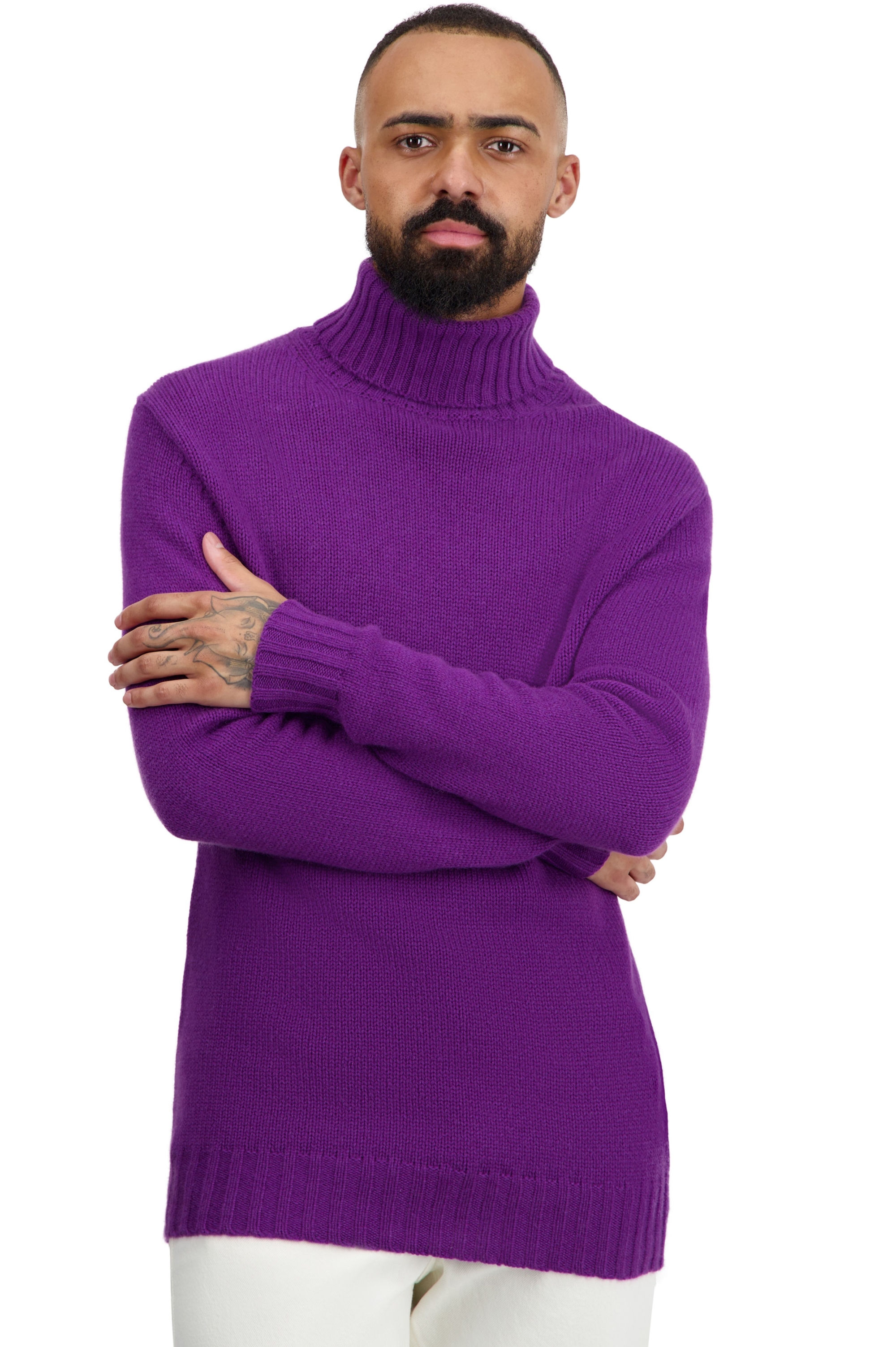 Cashmere men chunky sweater tobago first regalia 3xl