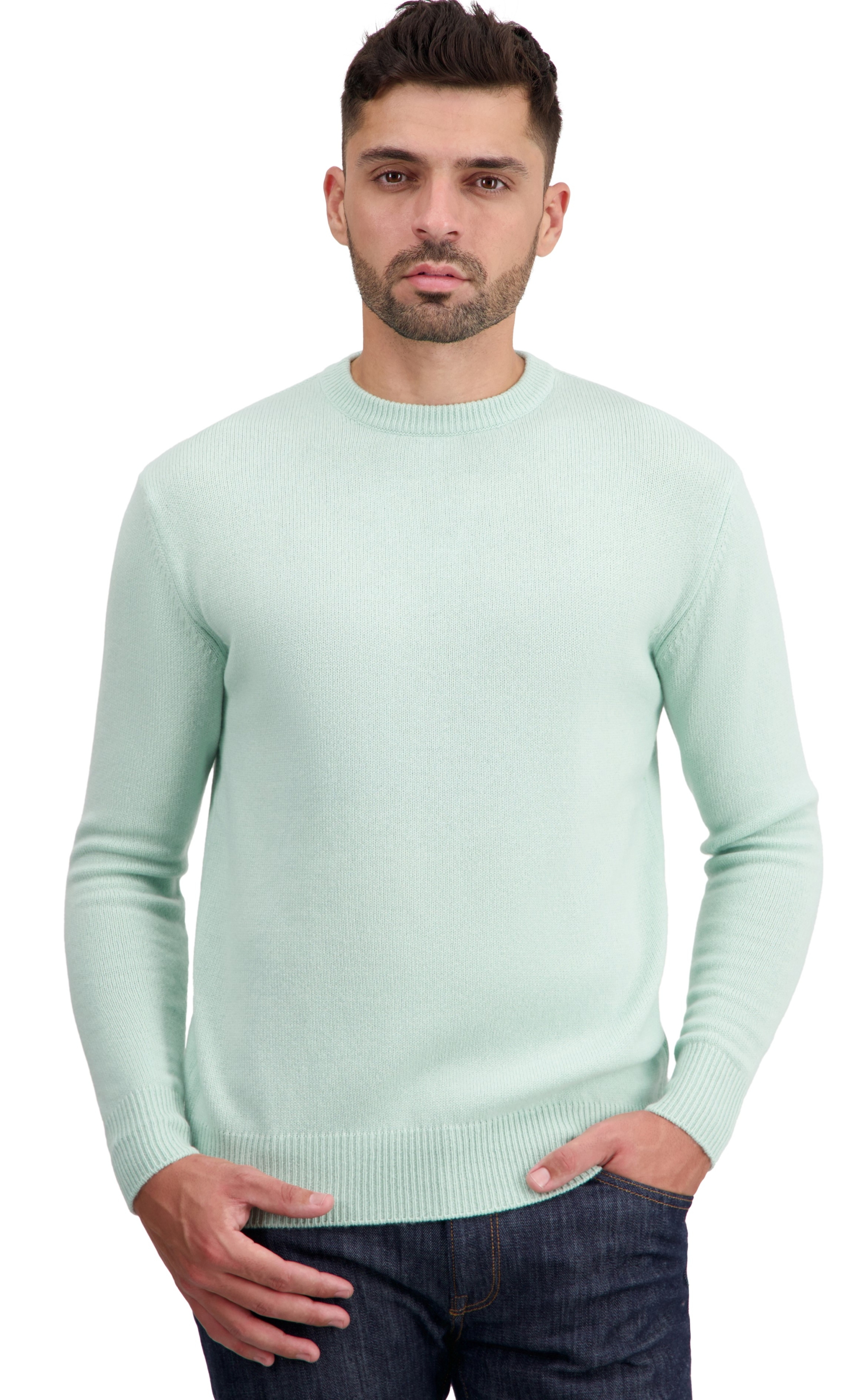 Cashmere men chunky sweater touraine first embrace s