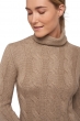  ladies chunky sweater natural blabla natural brown 4xl