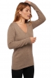  ladies chunky sweater natural vava natural brown l