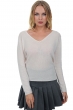 Cashmere ladies basic sweaters at low prices flavie ecru l