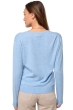 Cashmere ladies basic sweaters at low prices taline first powder blue m