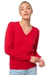 Cashmere ladies basic sweaters at low prices tessa first deep red l