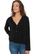 Cashmere ladies cardigans chana black s1