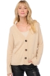 Cashmere ladies cardigans chana natural beige s2