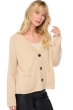 Cashmere ladies cardigans chana natural beige s2