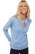 Cashmere ladies cardigans tyra first powder blue l