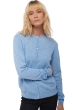 Cashmere ladies cardigans tyra first powder blue l