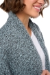 Cashmere ladies cardigans vienne charcoal marl ciel s