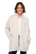 Cashmere ladies cardigans vienne flanelle chine natural ecru l